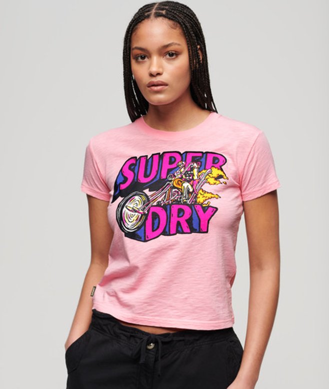 T shirt Superdry T shirt Neon Motor Graphic Fitted EU - vue 10