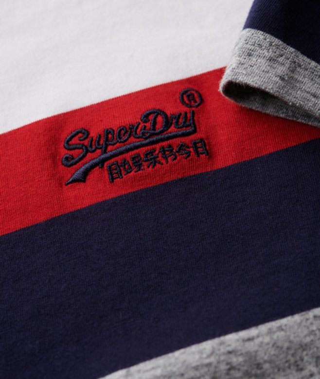 Orange Label Klassiek T-shirt met Strepen Wit Grootte: L