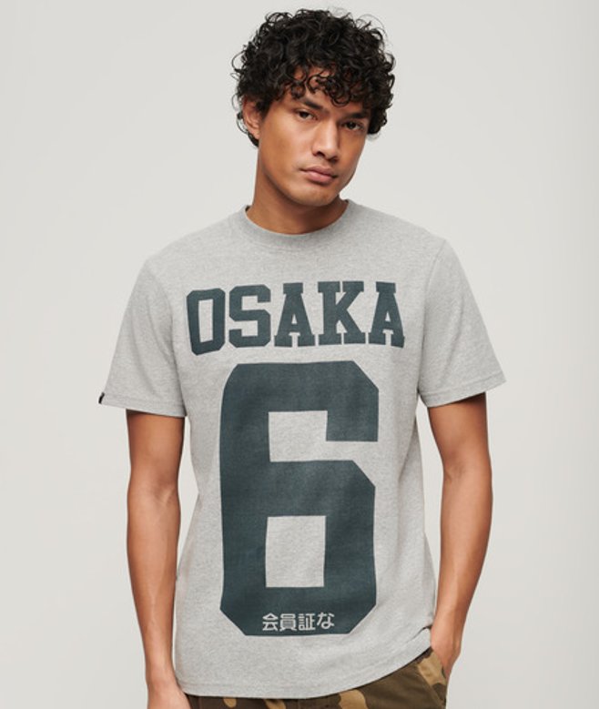 Osaka 6 T-shirt met Print Grijs Grootte: XL afbeelding