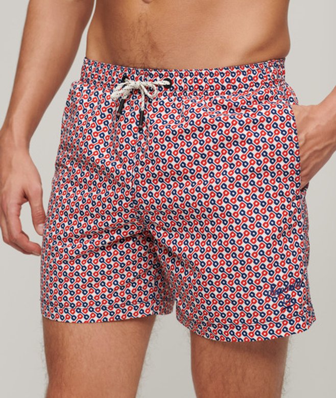 Gerecyclede Zwemshort met Print - 38 cm