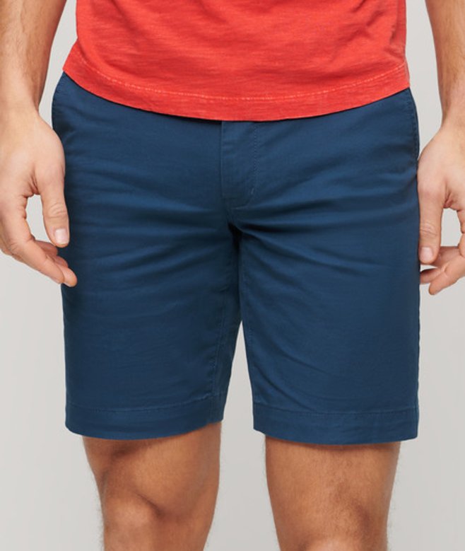 Chinoshort met Stretch Blauw Grootte: 30 afbeelding