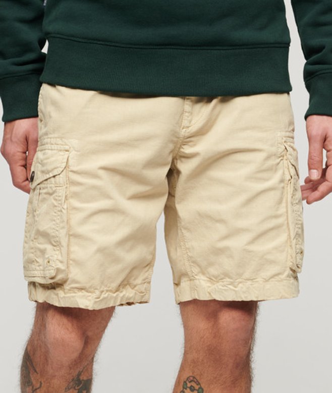 Lichte Parachute Short Crème Grootte: 30 afbeelding