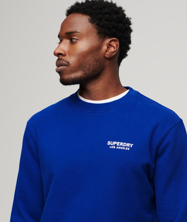 Sport Sweatshirt met Ronde Hals en Losse Pasvorm