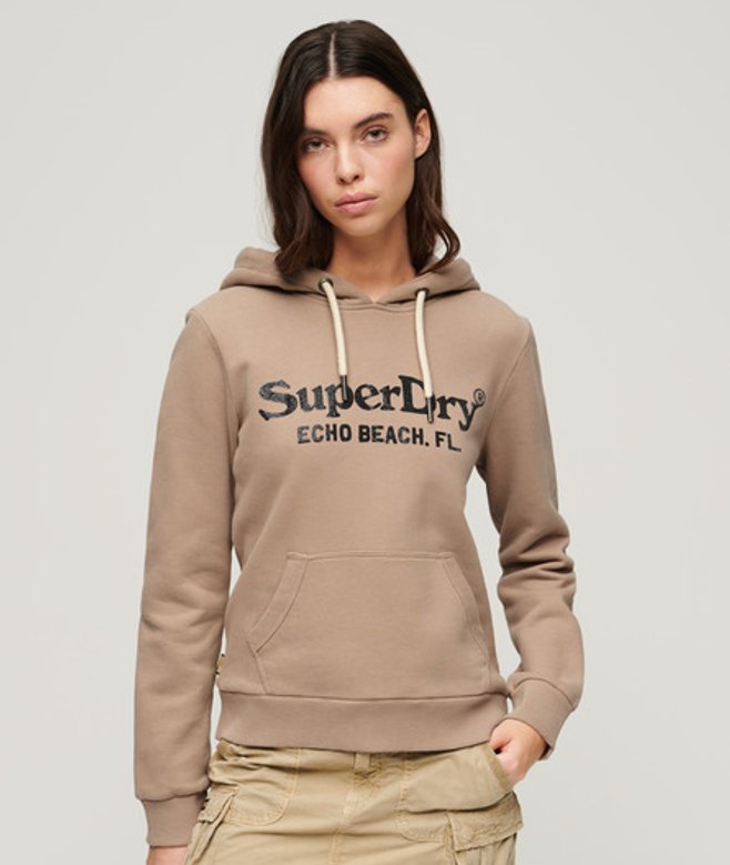 Metallic Hoodie met Venue-logo