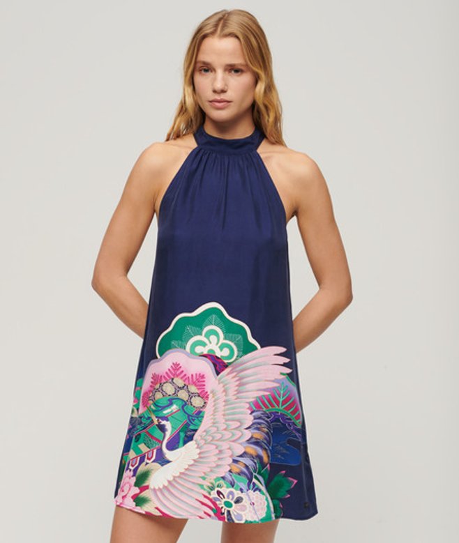 Mouwloze Mini-jurk met Print
