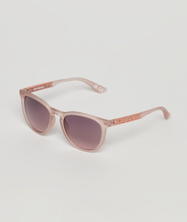 Damen Runde SDR-Sonnenbrille mit Schlüssellochöffnung und Logodruck - Superdry - Modalova