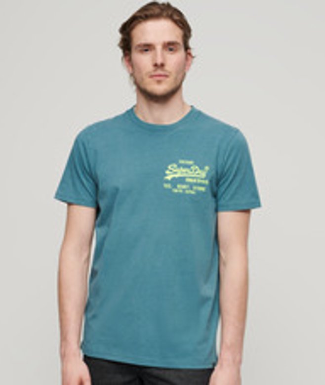 Neon T-shirt Blue Grootte: L afbeelding