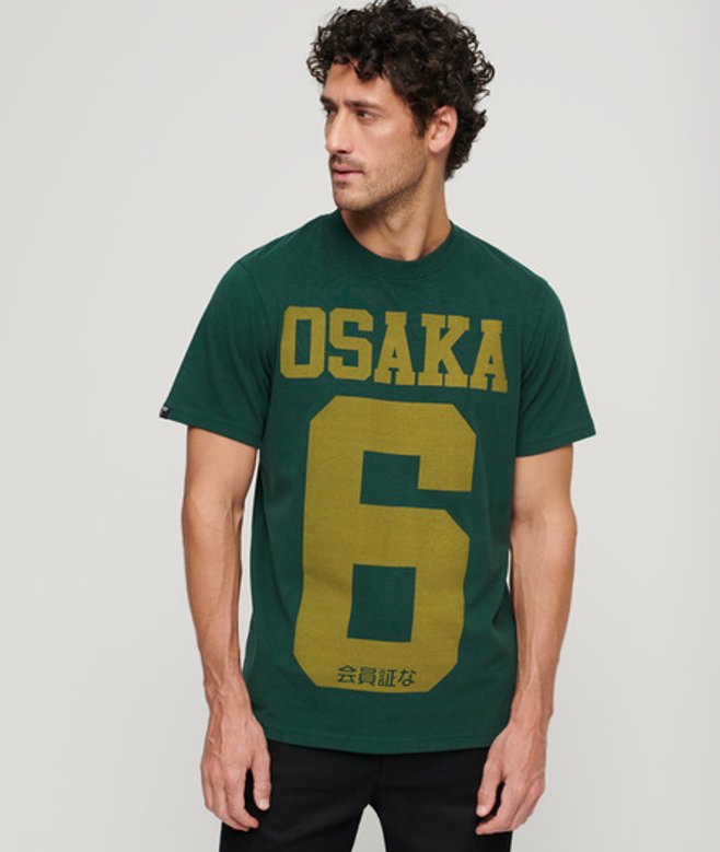 Osaka 6 T-shirt met Print Groen Grootte: M afbeelding