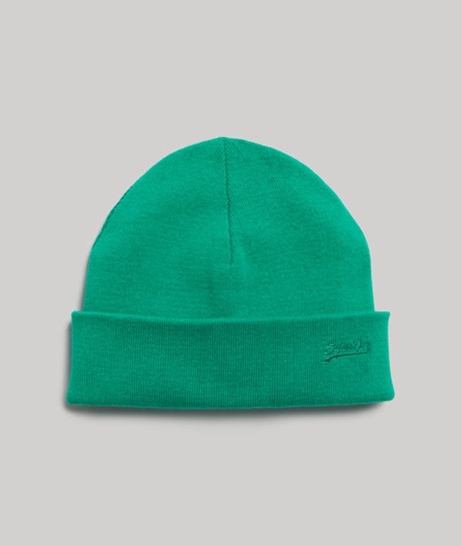 Superdry Men's Vintage Logo Beanie Green / Soft Green