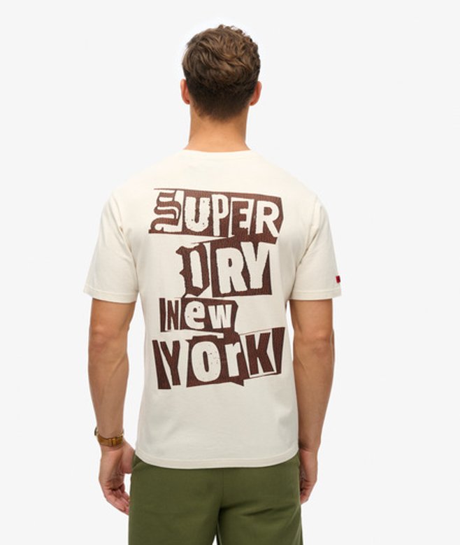 T-shirt Ample à Motif Lo-fi Punk Taille: L - Superdry - Modalova