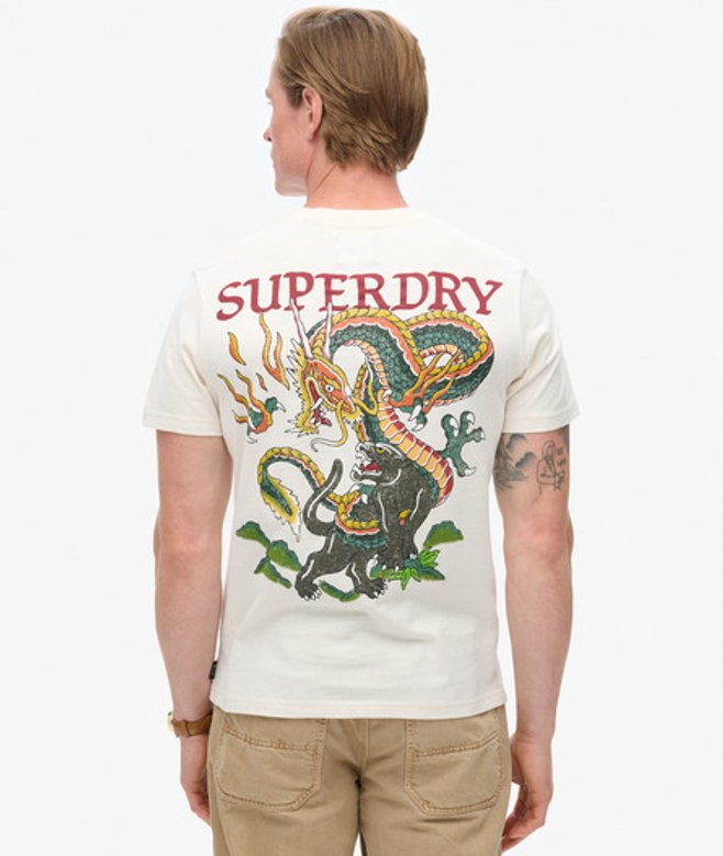 T-shirt à Motif Tatouage Taille: L - Superdry - Modalova