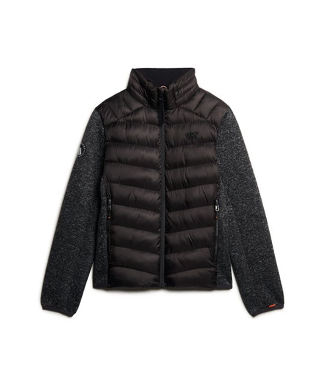 Superdry Men's Storm Knitted Hybrid Padded Jacket Black