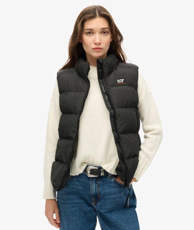 Damen Sports Steppweste - Größe: 36 - Superdry - Modalova