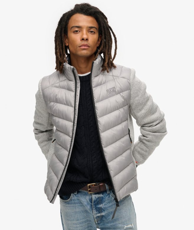 Veste Rembourrée Hybride en Maille Storm Taille: Xxl - Superdry - Modalova
