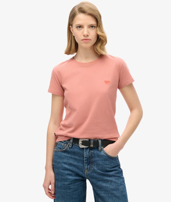 Damen Figurbetontes Essential Logo T-shirt - Größe: 44 - Superdry - Modalova