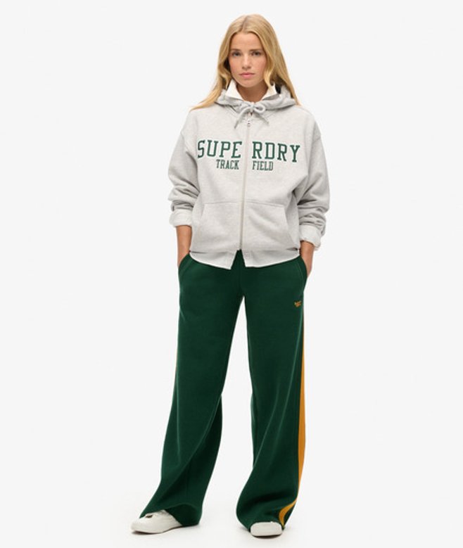 Essential Joggingbroek met Rechte Pijpen en Logo Groen Grootte: 38 afbeelding