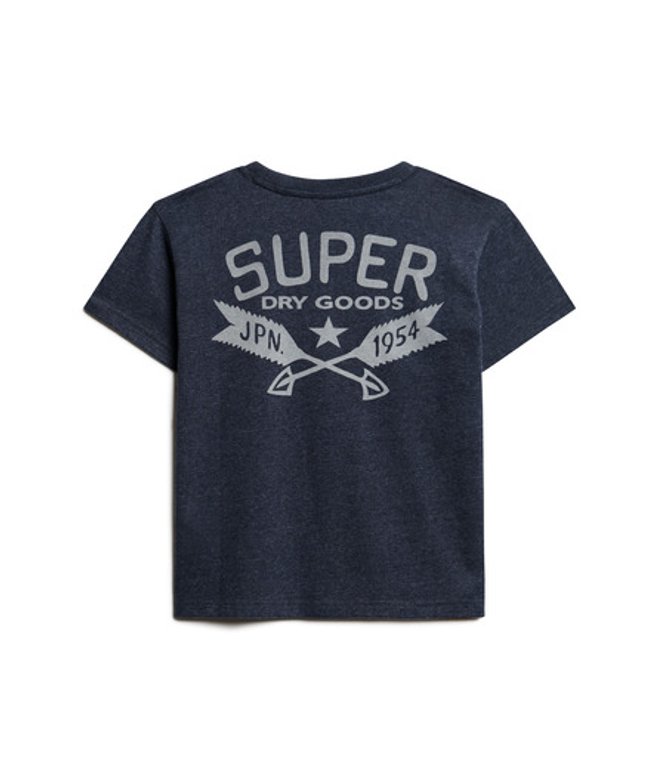 Superdry Women's Lo-fi Outdoor Fitted T-shirt Navy / Deep Indigo Navy Marl