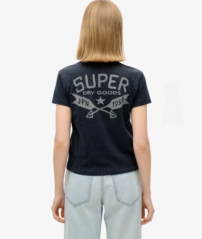 Damen Figurbetontes Lo-fi Outdoor-t-shirt - Größe: 38 - Superdry - Modalova