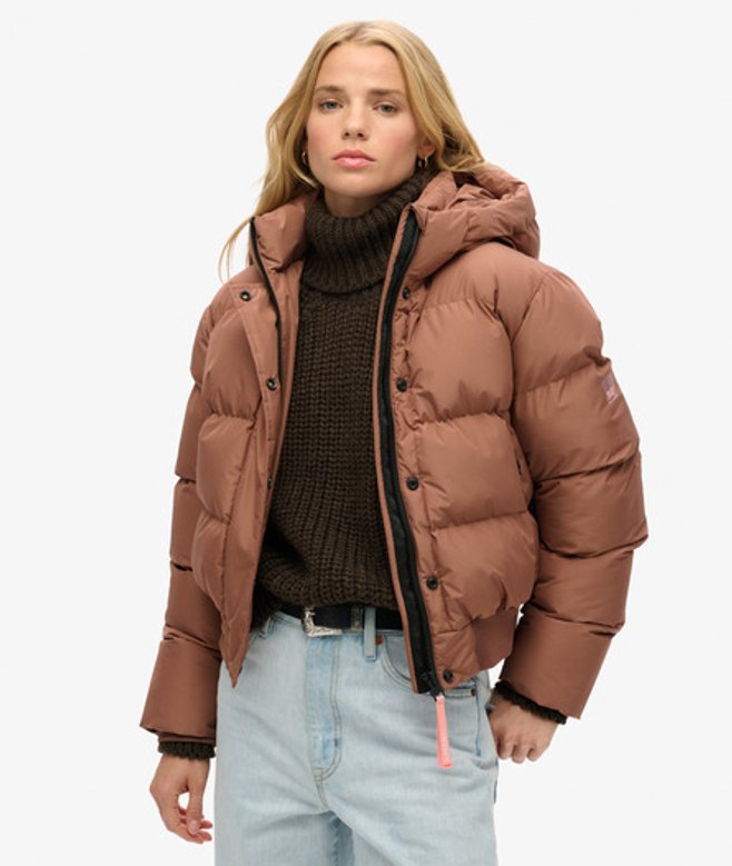 Damen Bomberjacke Gesteppt, Größe: 40 - Größe: 40 - Superdry - Modalova