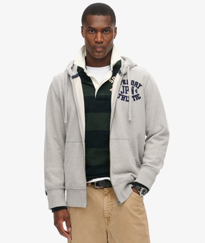Herren Vintage Athletic Kapuzenjacke - Größe: XL - Superdry - Modalova