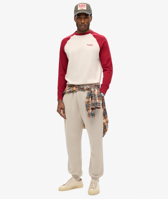 Herren Jogginghosen mit Mikro-logo - Größe: L - Superdry - Modalova
