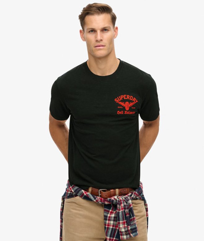 T-shirt Ample à Motif Motard Taille: M - Superdry - Modalova