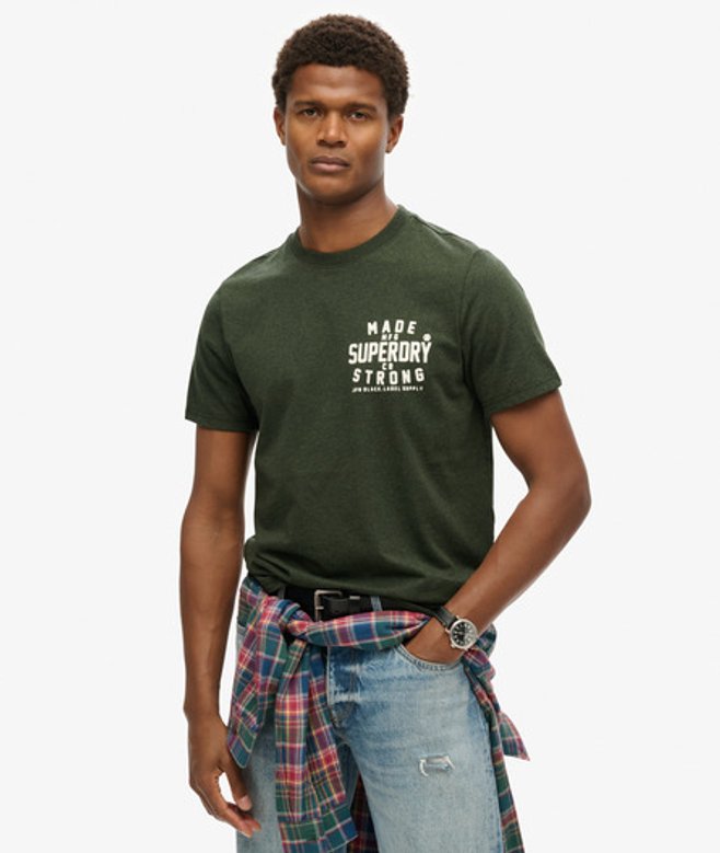 T-shirt Machined Goods Workwear Taille: Xxl - Superdry - Modalova