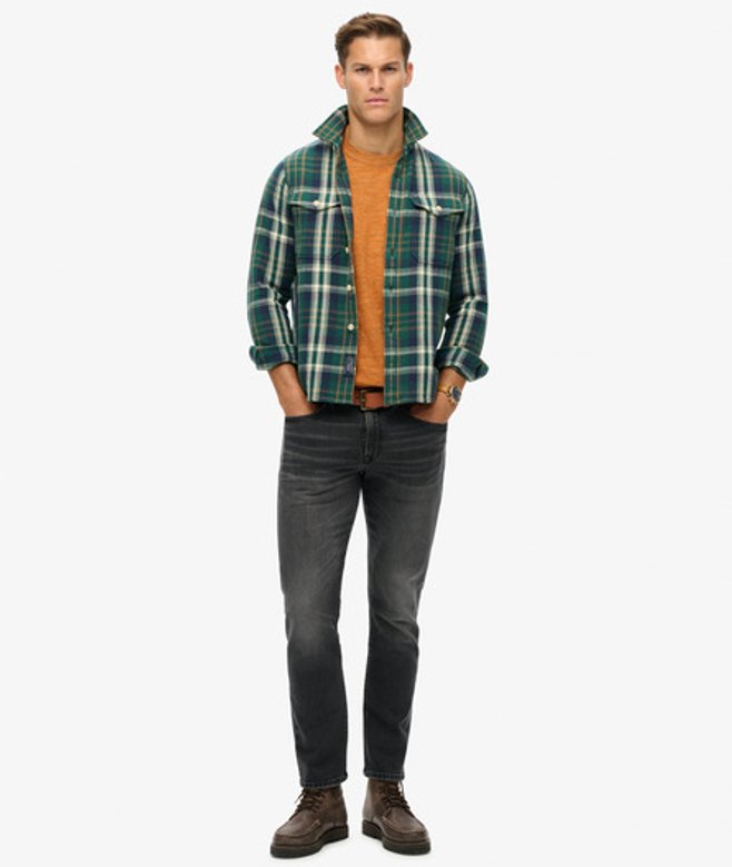 Men's Schmal Geschnittene Jeans aus Bio-baumwolle - Größe: 34/34 - Superdry - Modalova