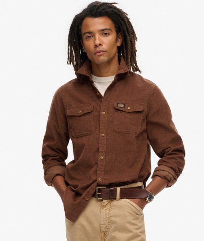 Herren Trailsman Cordhemd, Größe: S - Superdry - Modalova