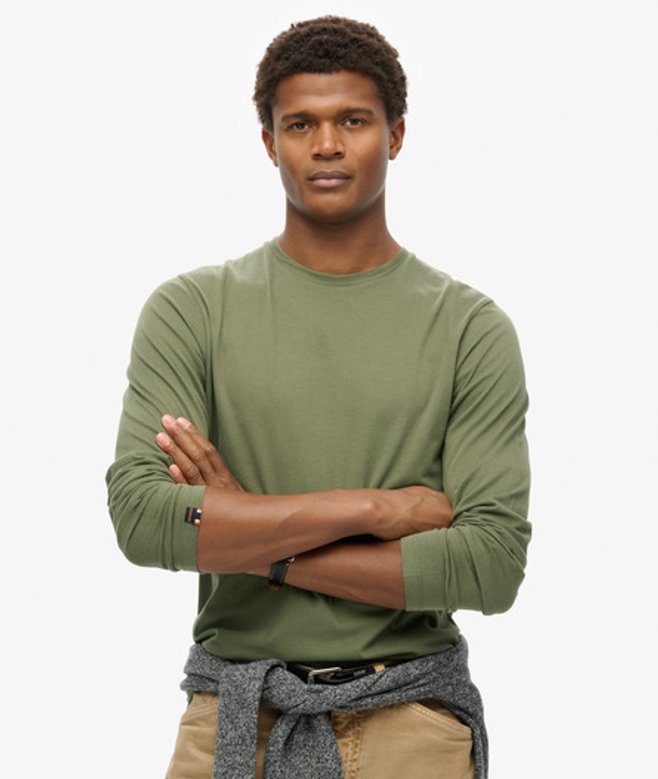 Classic Essential top Groen Grootte: M afbeelding