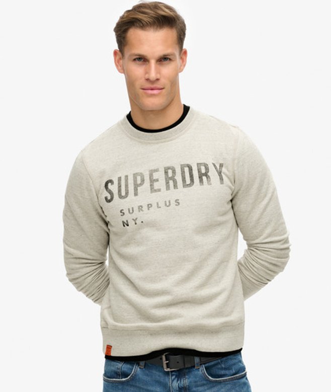 Sweat Ras-du-cou à Motif Surplus Taille: S - Superdry - Modalova