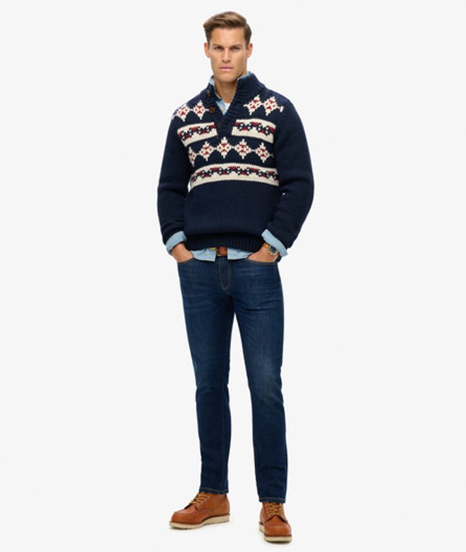 Herren Schmal Geschnittene Jeans aus Bio-baumwolle - Größe: 30/32 - Superdry - Modalova