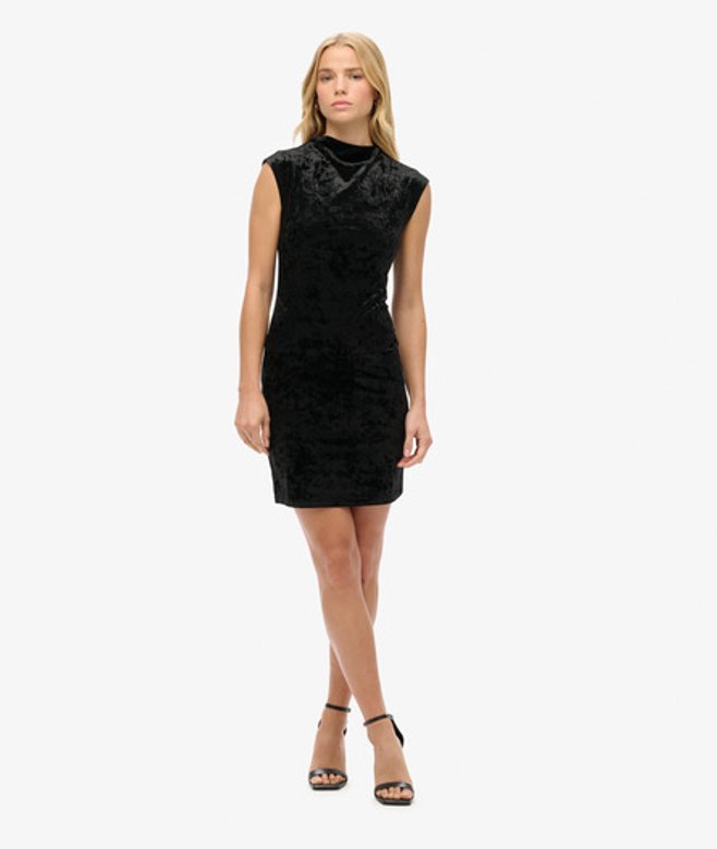 Damen Bodycon-kleid aus Samt - Größe: 42 - Superdry - Modalova