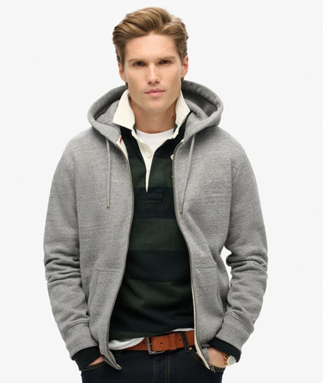 Herren Essential Kapuzenjacke mit Logo - Größe: Xxl - Superdry - Modalova
