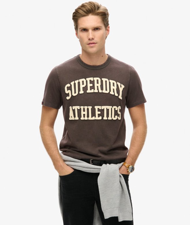 Herren Vintage Athletic Short Sleeve T-shirt - Größe: M - Superdry - Modalova