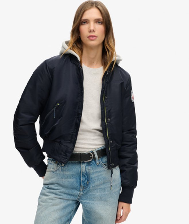 Bomber à Capuche, , Taille: 44 - Superdry - Modalova