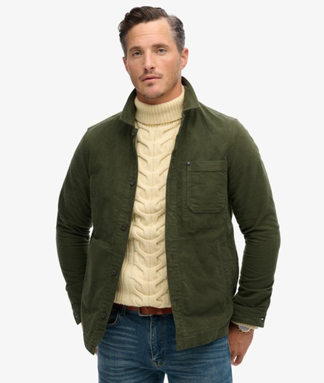 Herren The Merchant Store Moleskin-hemdjacke - Größe: Xxl - Superdry - Modalova