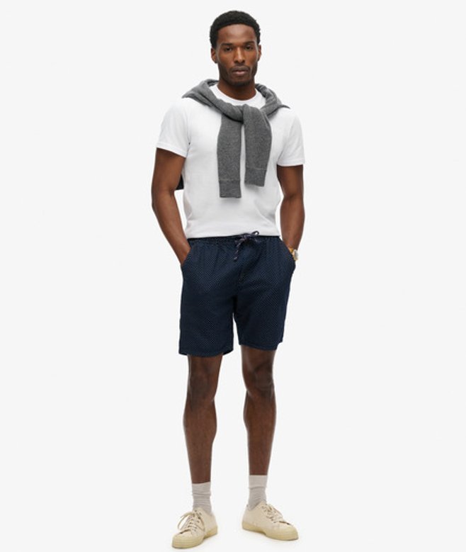 S Bermuda Indigo A Pois, Taille: L - Superdry - Modalova