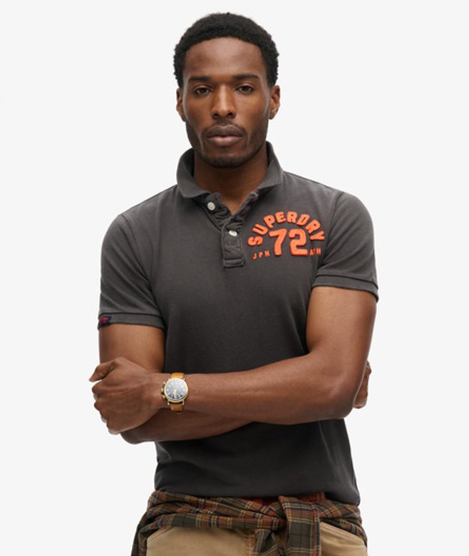 Herren Vintage Athletic Polohemd - Größe: M - Superdry - Modalova