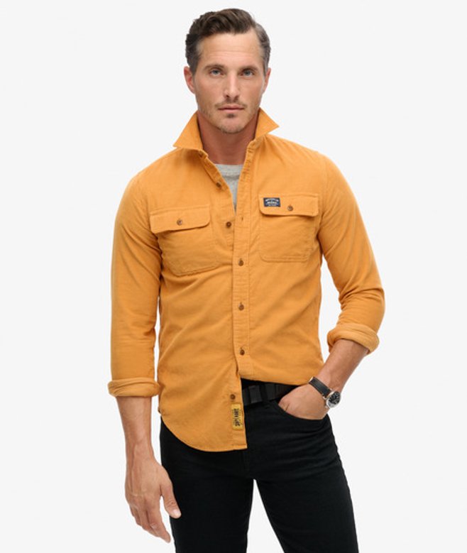 Herren Trailsman Cordhemd in Lässiger Passform - Größe: M - Superdry - Modalova