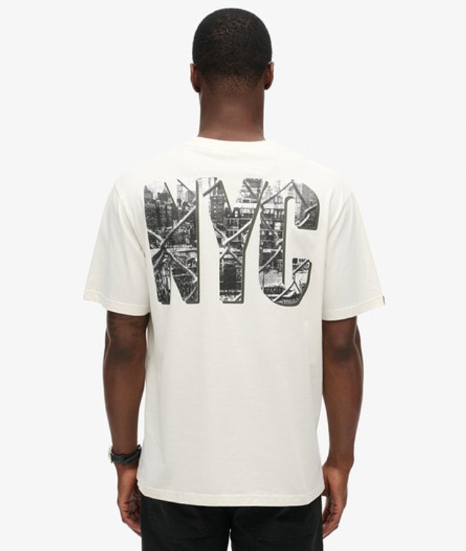 Herren Locker Geschnittenes T-shirt mit Skateboard-fotografie - Größe: S - Superdry - Modalova