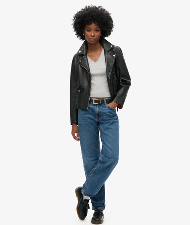 Superdry Women's Athletic Essentials Lace Trim V-Neck Top Grey / Grey Marl