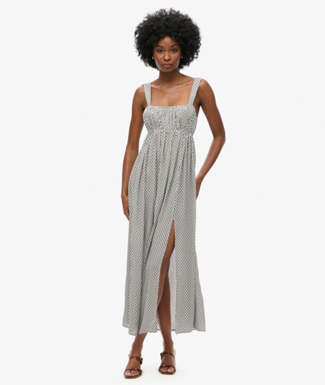 Damen Maxikleid mit Nackenhalter zum Binden / - Größe: 40 - Superdry - Modalova