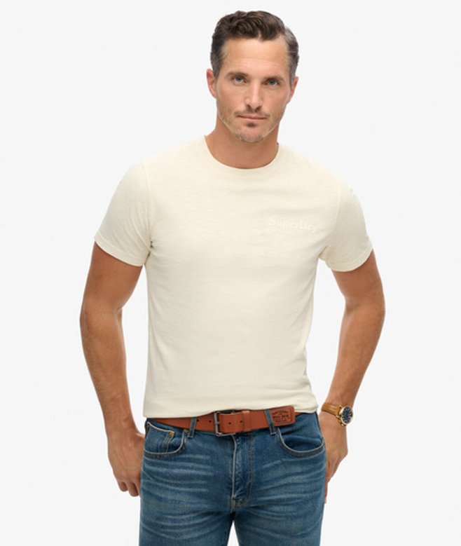 Herren Venue T-shirt mit Farblich Abgestimmtem Logo - Größe: S - Superdry - Modalova