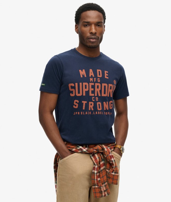 Herren Machined Goods Workwear T-shirt - Größe: M - Superdry - Modalova