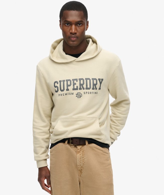 Core Sport Hoodie Beige Grootte: L afbeelding