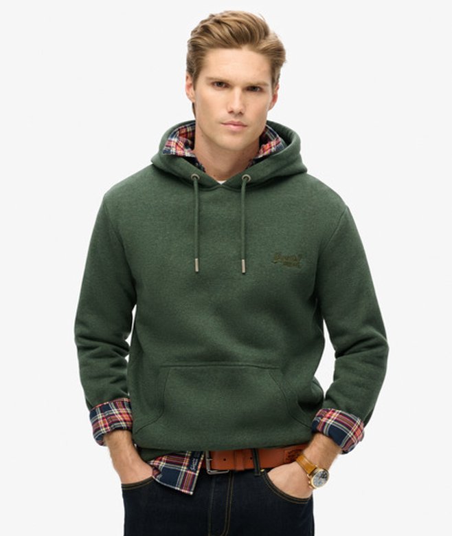 Herren Kapuzenpullover Gesticktes Logo, Größe: S - Größe: S - Superdry - Modalova