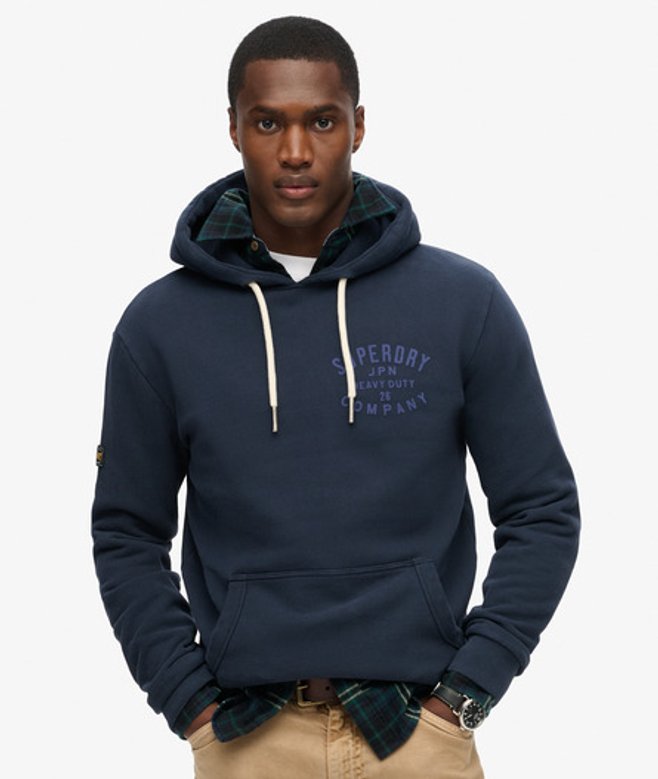 Herren Machined Goods Workwear Hoodie - Größe: XL - Superdry - Modalova