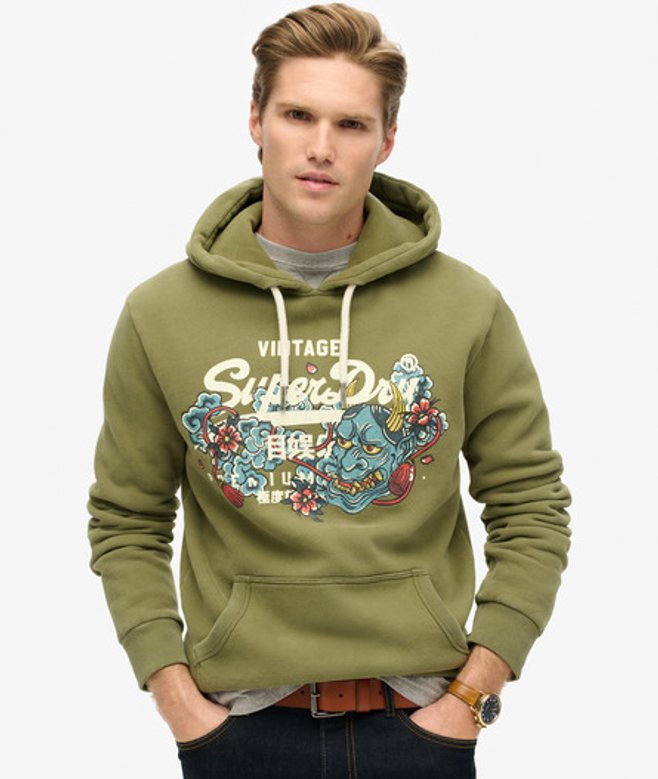 Sweat à Capuche Vintage Logo Tokyo Taille: M - Superdry - Modalova