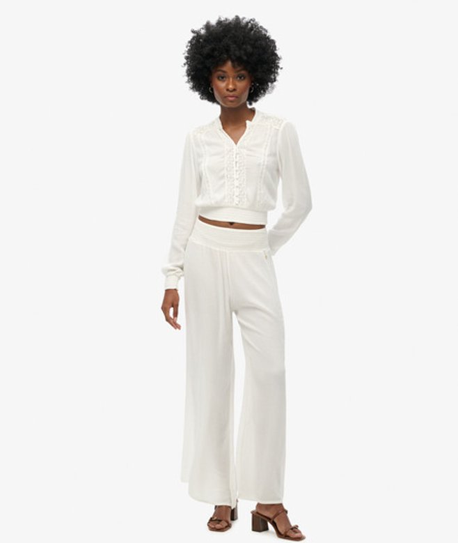 Beach Broek Wit Grootte: 42 afbeelding